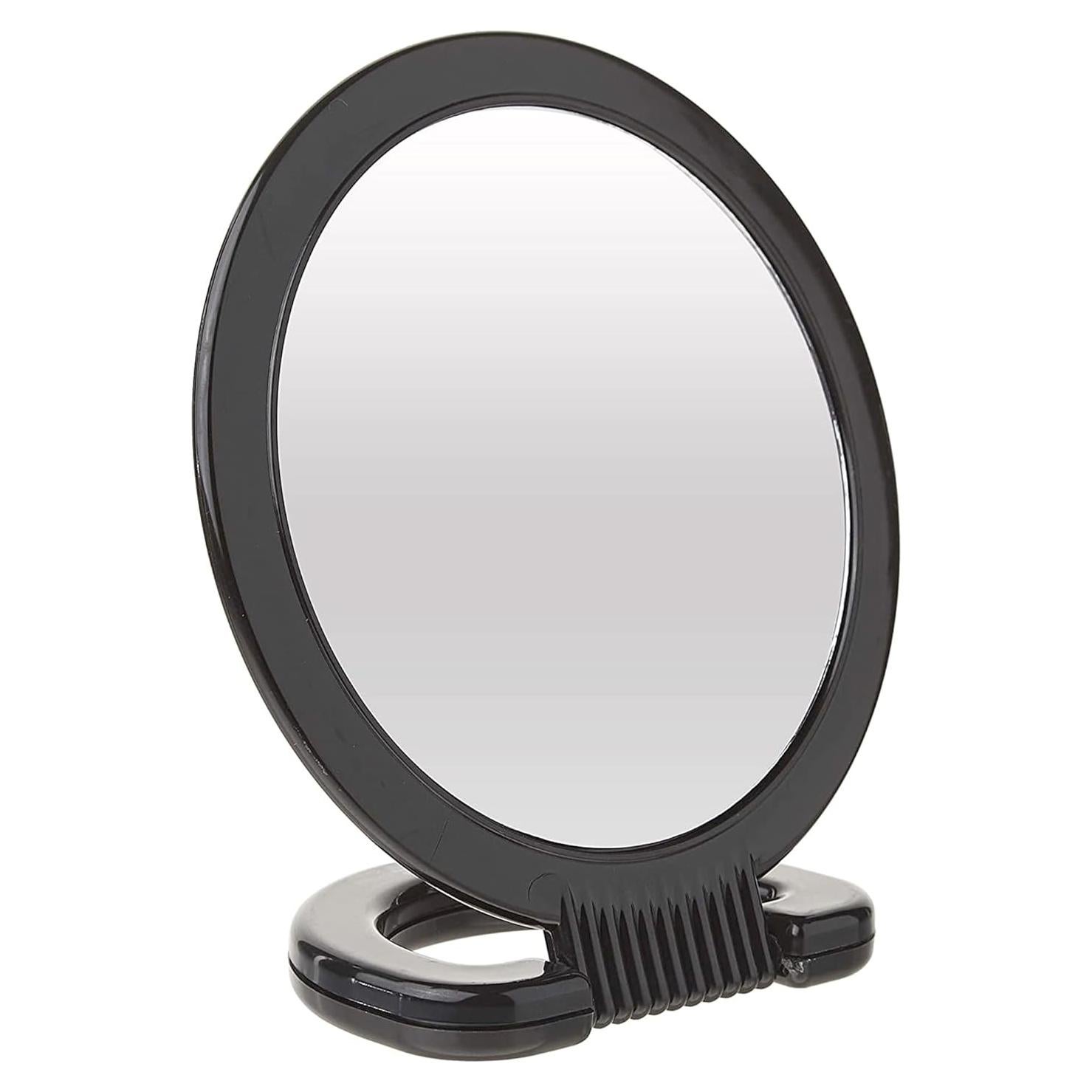 Espejo de Mano Diane Doble Cara 1X y 3X Negro 15,24 cm