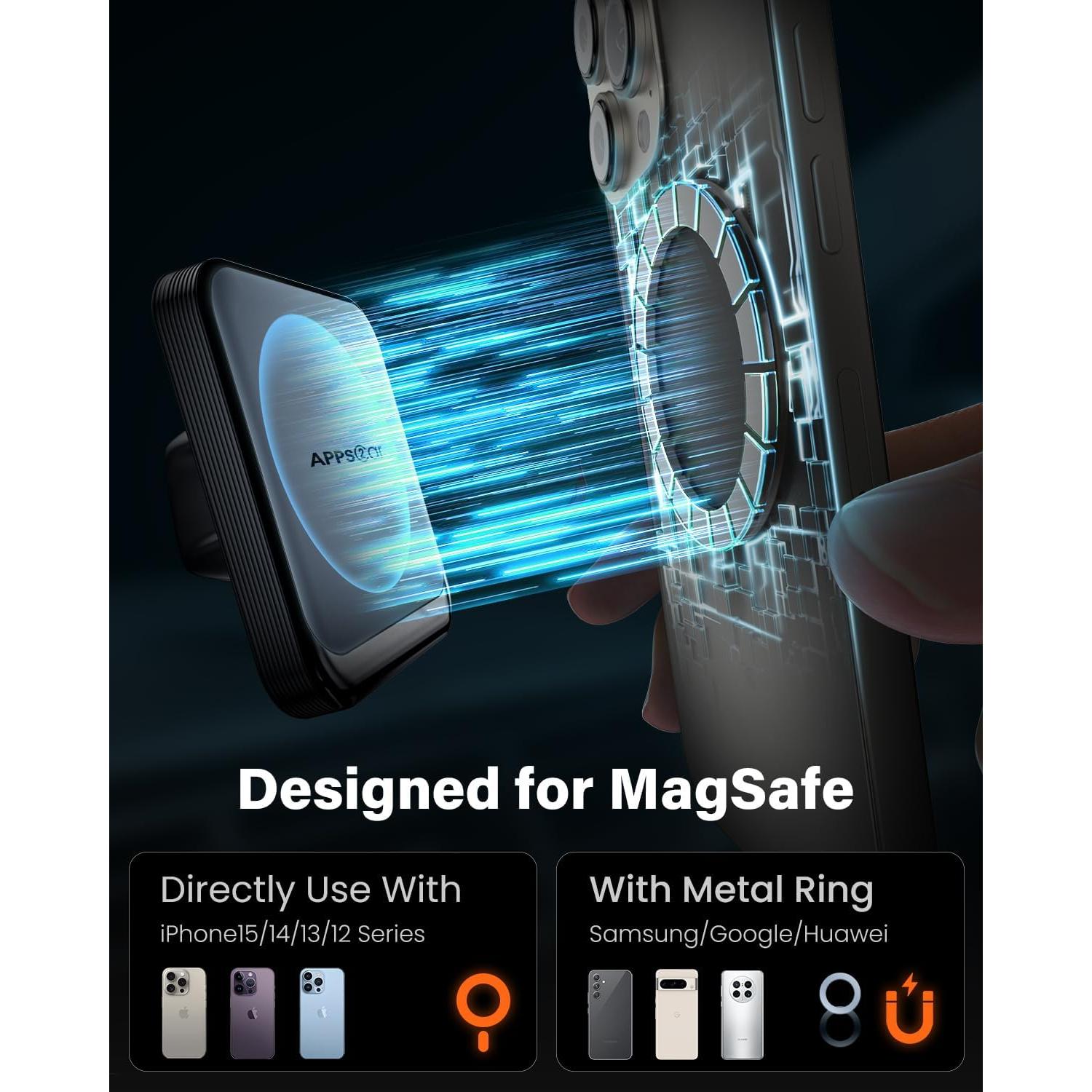 Soporte Magnético para Teléfono de Coche Wiiki-tech I04-S3