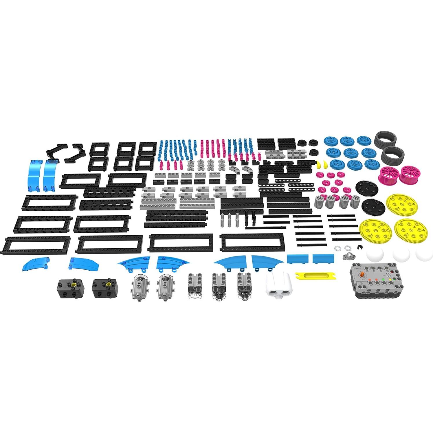 Thames & Kosmos Robotics Workshop Model Building & Science Experiment Kit | Build & Program 10 Robots with Ultrasonic Sensors | Program & Control with App for iOS & Android