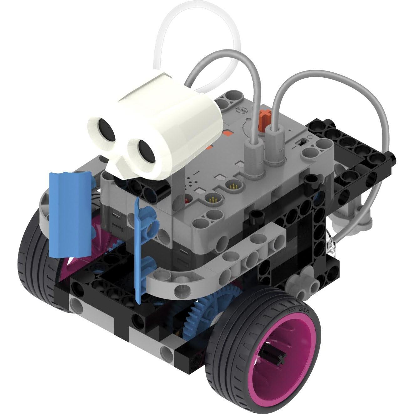 Thames & Kosmos Robotics Workshop Model Building & Science Experiment Kit | Build & Program 10 Robots with Ultrasonic Sensors | Program & Control with App for iOS & Android