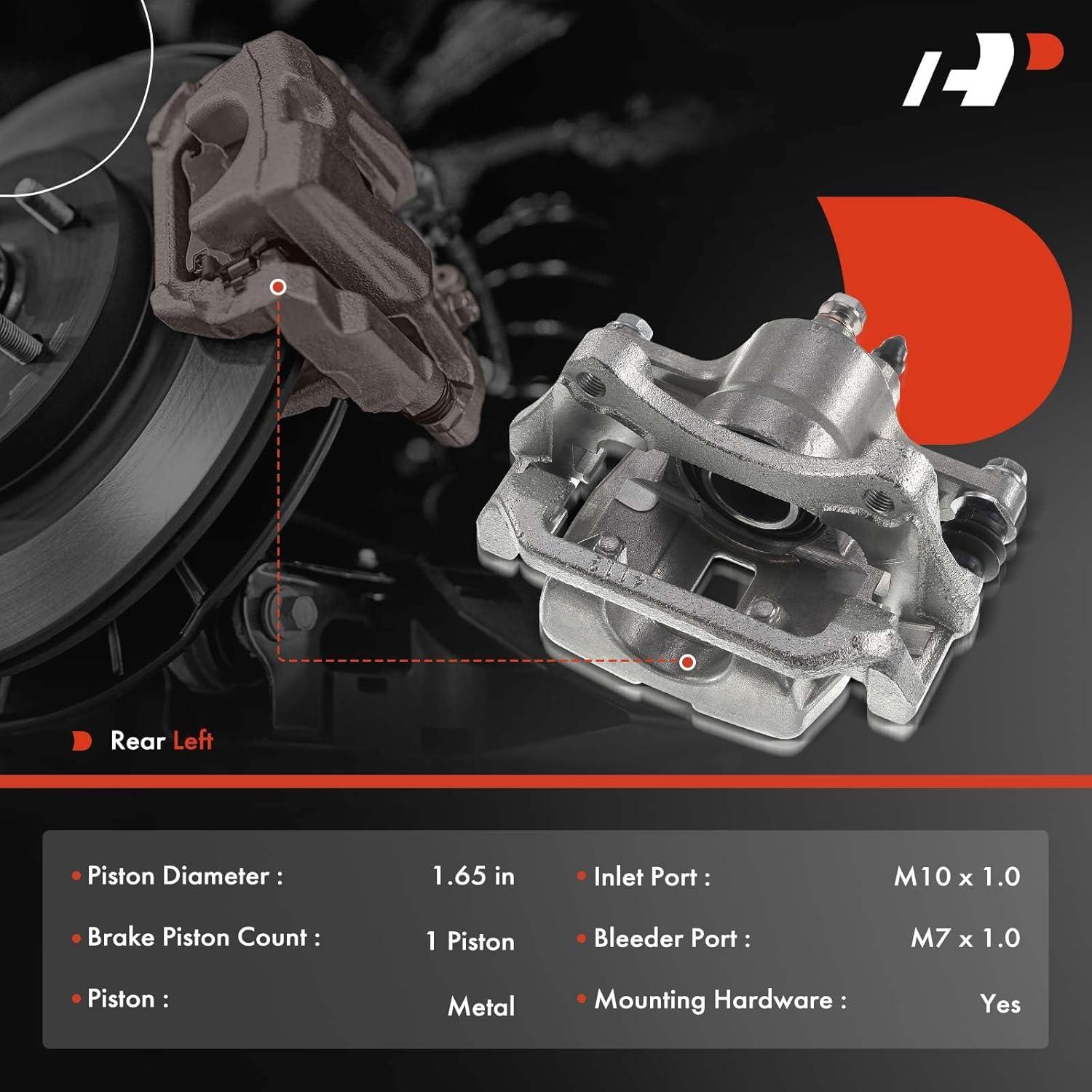 Caliper de Freno de Disco A-Premium para Toyota Highlander 2008-2013 - Trasero Izquierdo