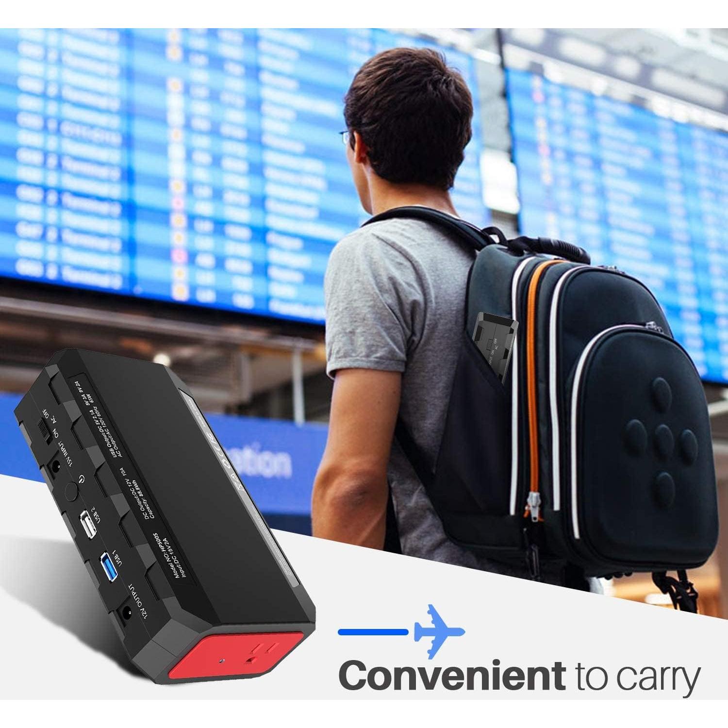 Cargador Portátil SinKeu 24000mAh para Laptop y Dispositivos