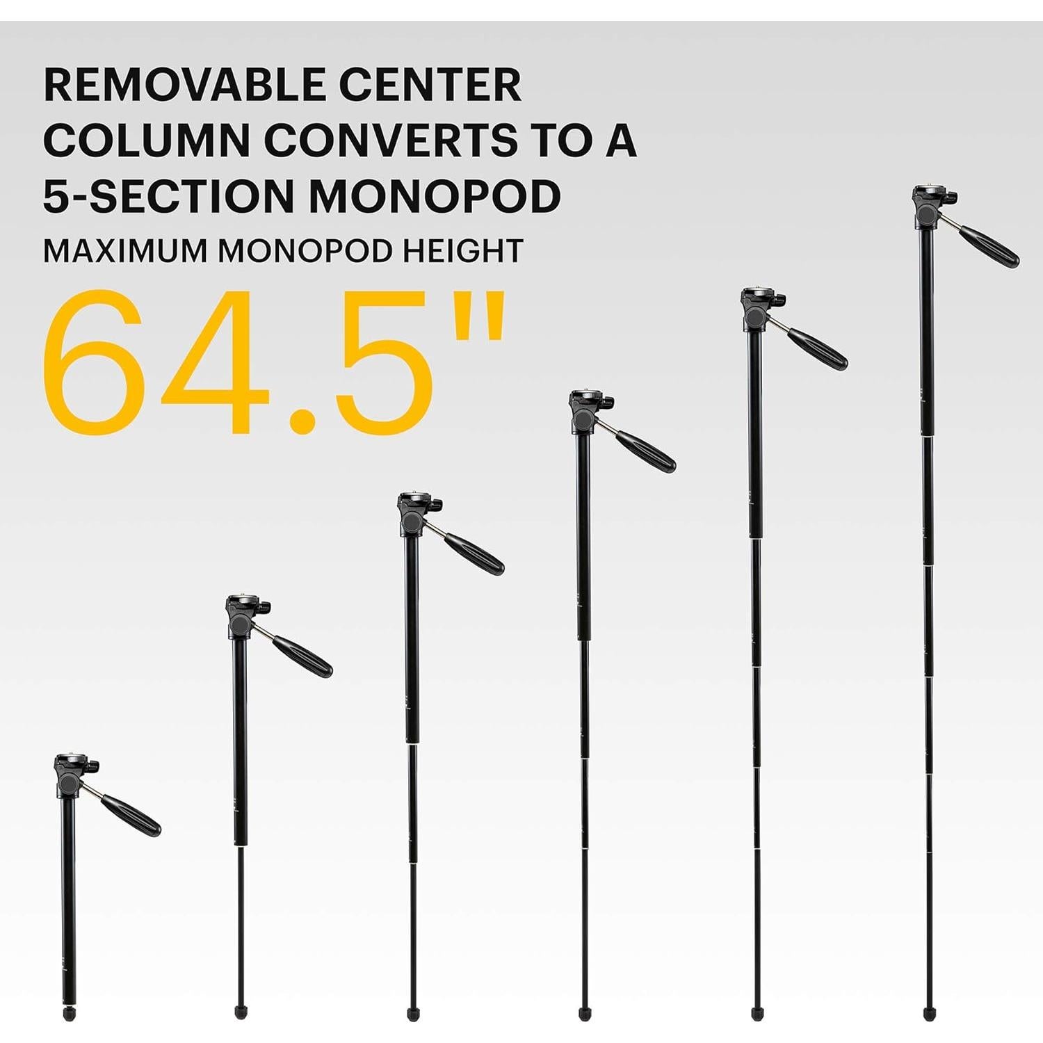 Trípode y Monopie KODAK PhotoGear 2-en-1 70" (177.8 cm)