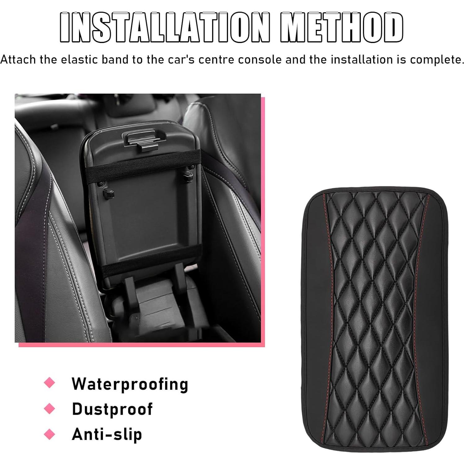 Almohadilla de Consola Central Ohleats Negra 32x18.4cm