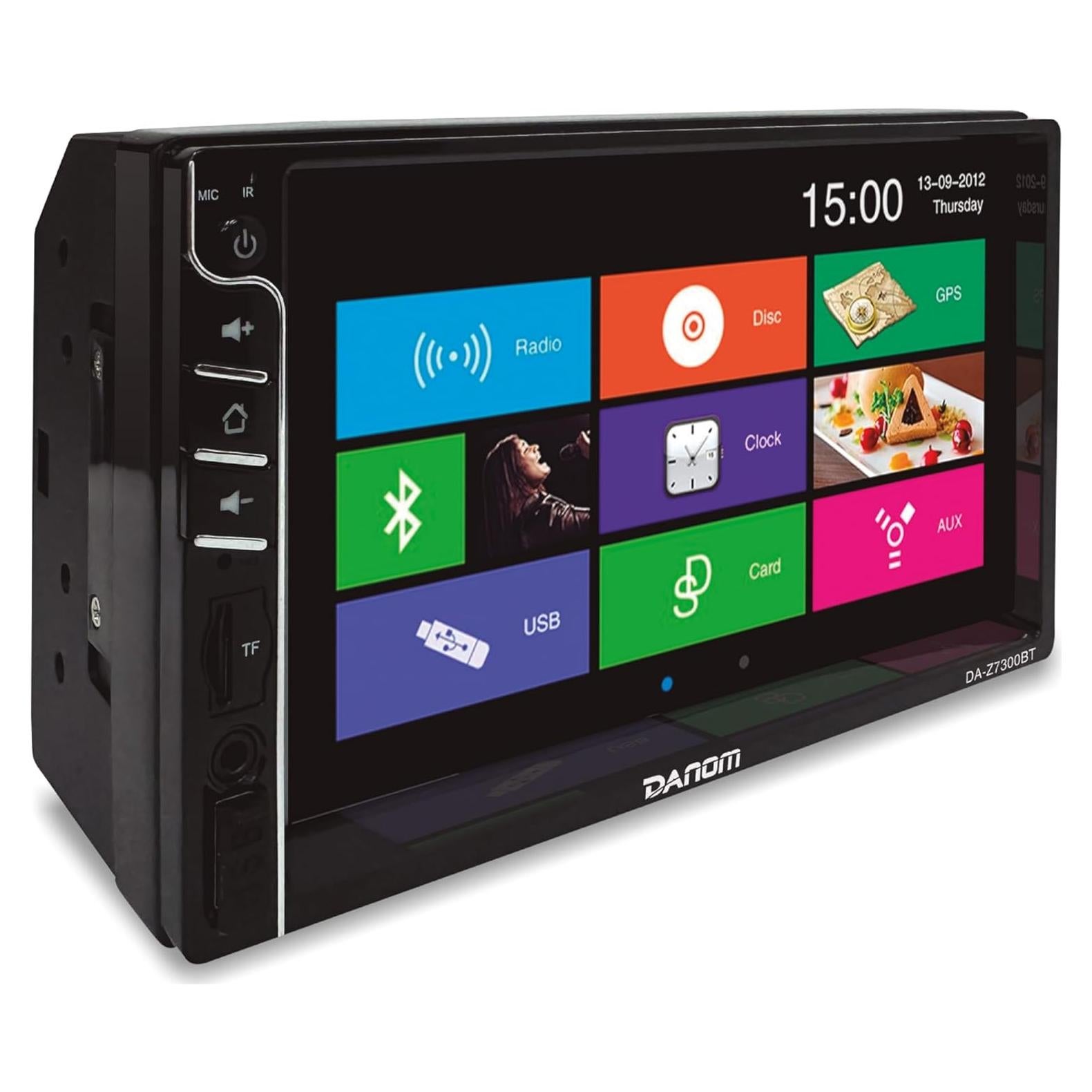 Receptor Estéreo para Auto DANOM Double DIN 7" Bluetooth