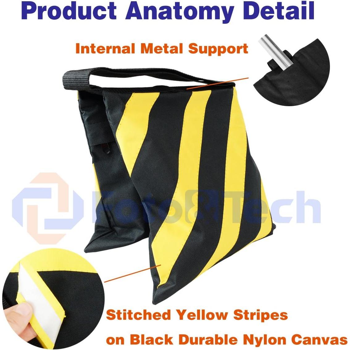 Bolsa de Arena Foto&Tech 4 Pack 600D Resistente al Agua 9 kg