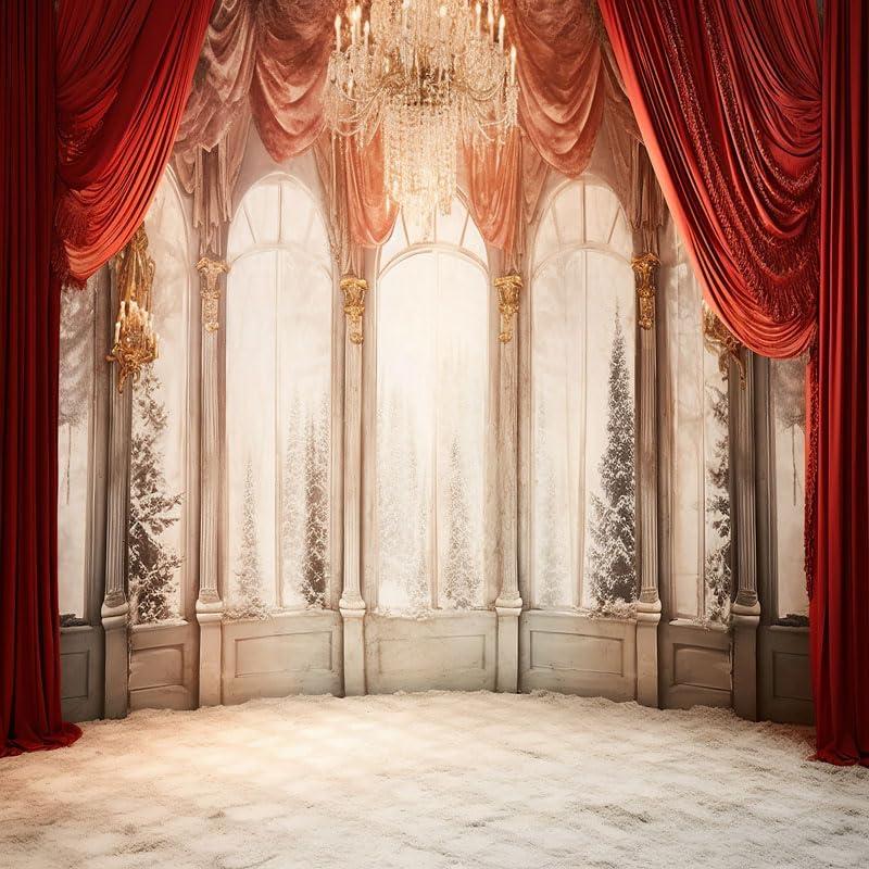 Fondo de Navidad 250x250cm Kate Microfibra Rojo