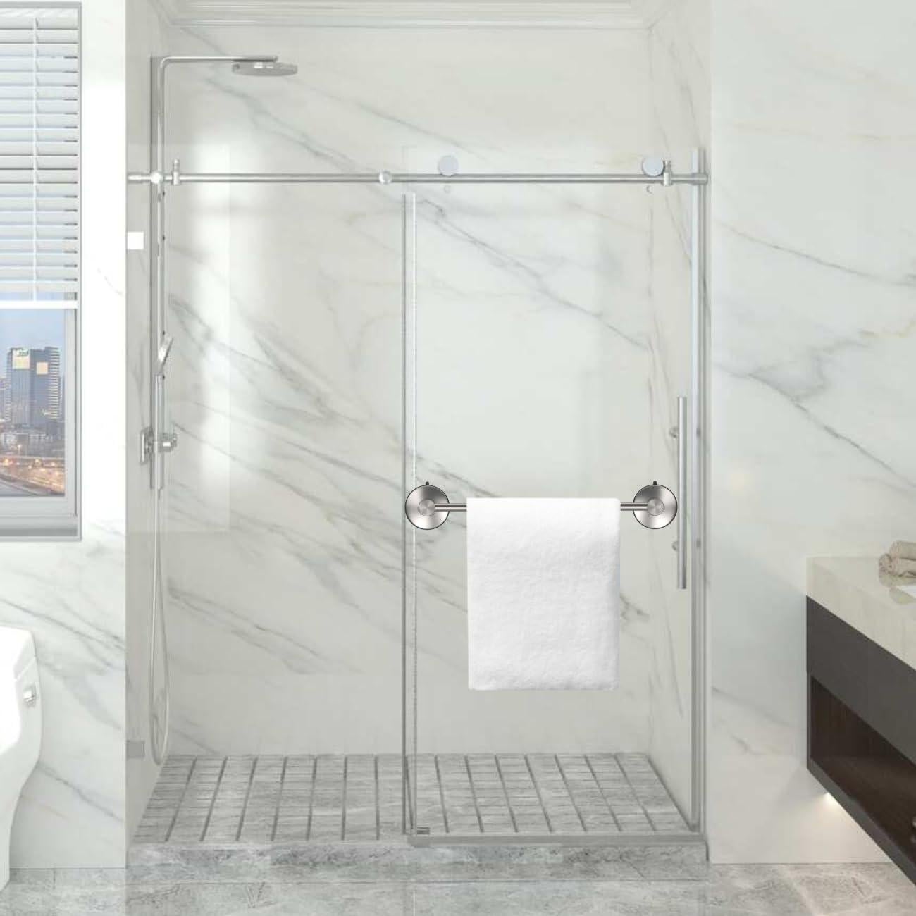 Barra de Toalla Ajustable DGYB 35-68 cm Acero Inoxidable