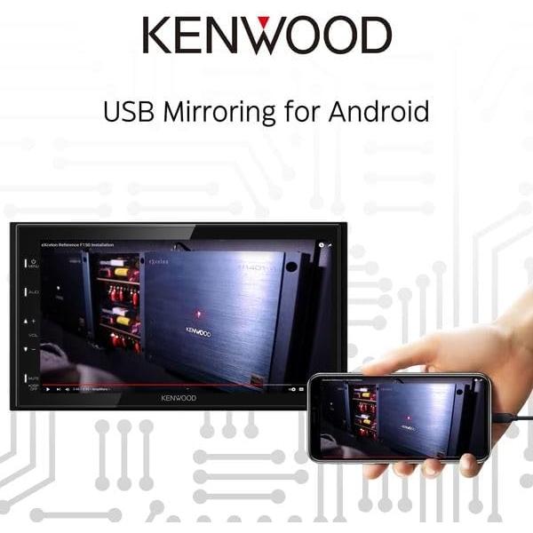 Receptor Multimedia Kenwood DMX129BT 6.8" Bluetooth