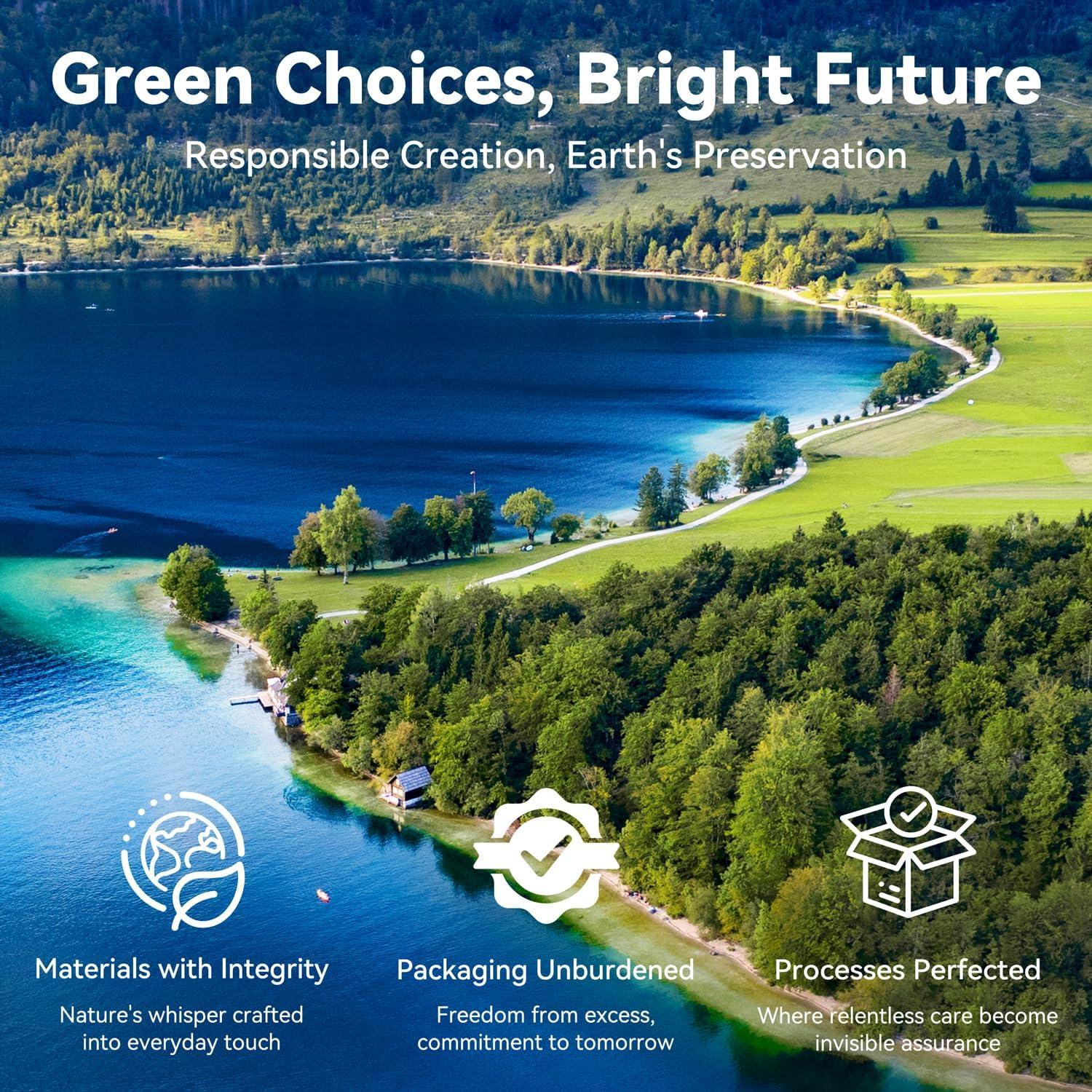 Espejo de Maquillaje Auxmir 1X/10X Iluminado Pared 360°