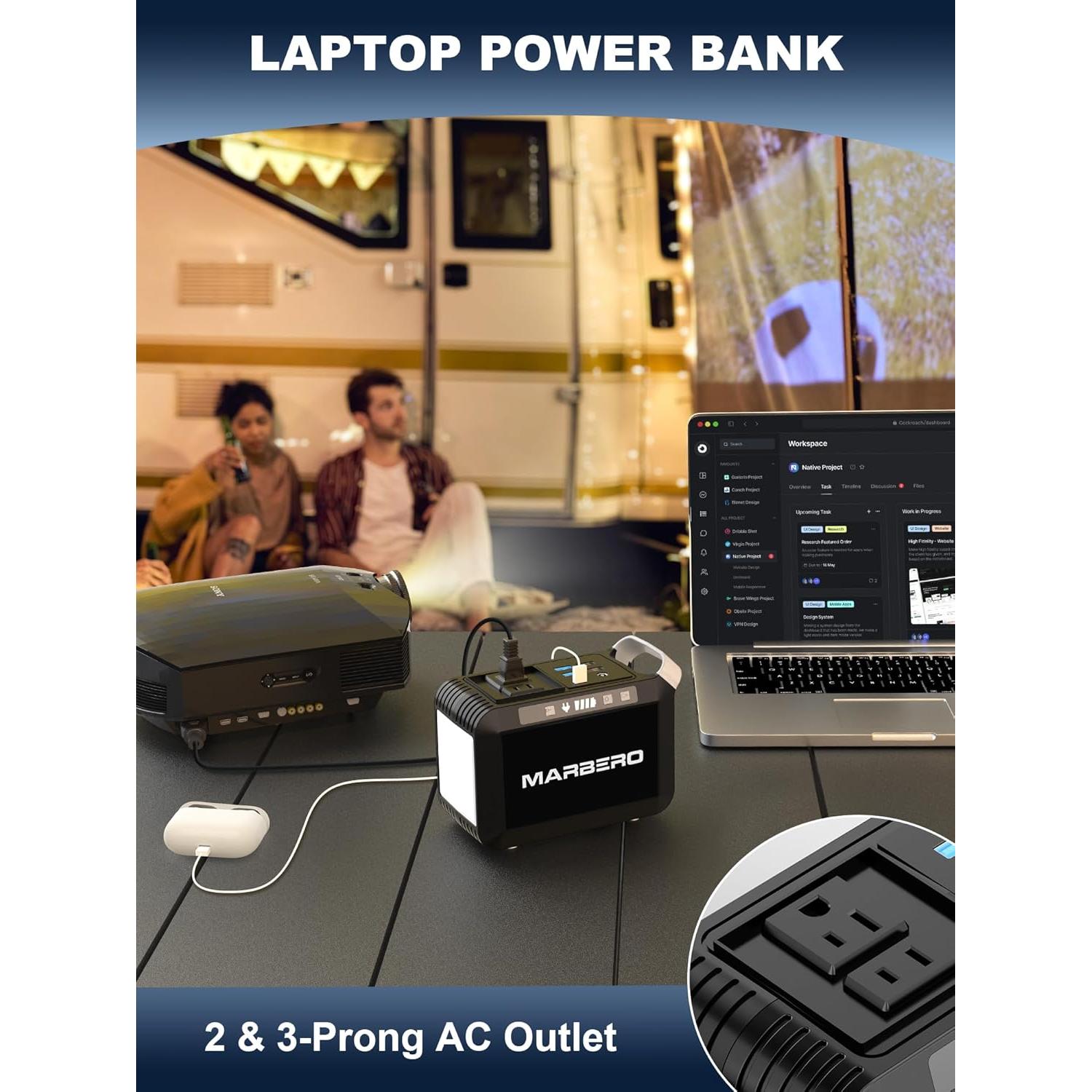 Banco de Energía Portátil MARBERO M82S 24000mAh 120W