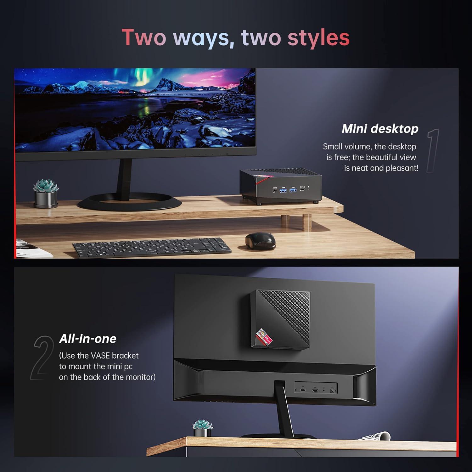 Mini PC KAMRUI AM06PRO Ryzen 7 5800U 16GB 512GB 4K