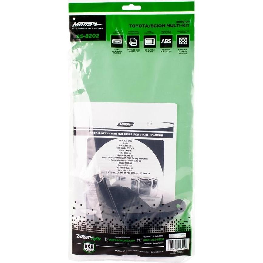 Kit de Instalación Double DIN Metra 95-8202 para Toyota