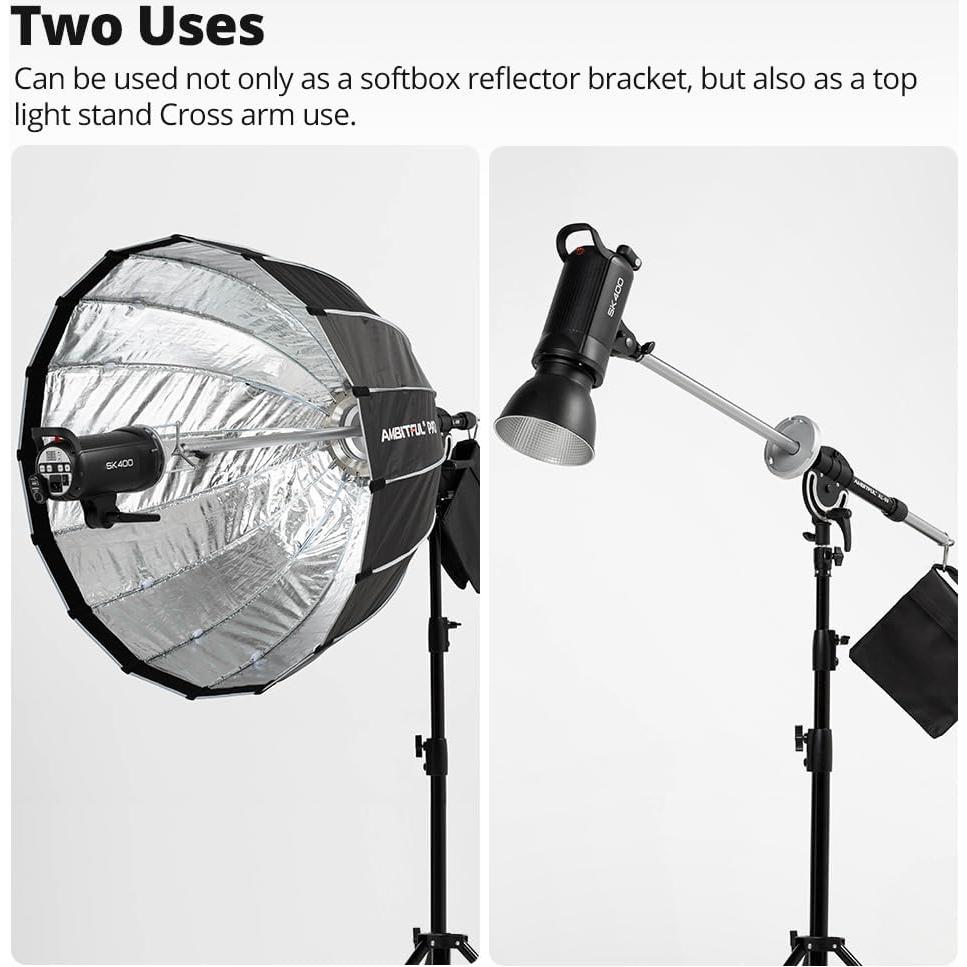 Soporte Reflector AMBITFUL AL-08 para Softbox y Flash Bowens