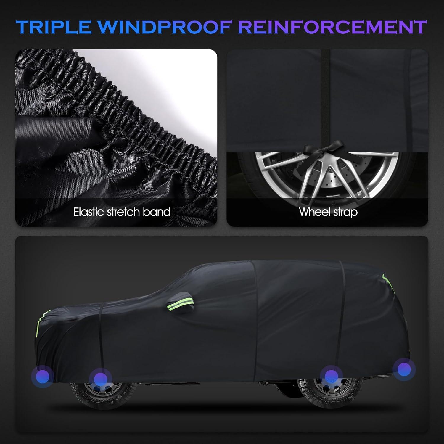 Funda de Coche Qualencey para Toyota 4Runner 1995-2025 6 Capas