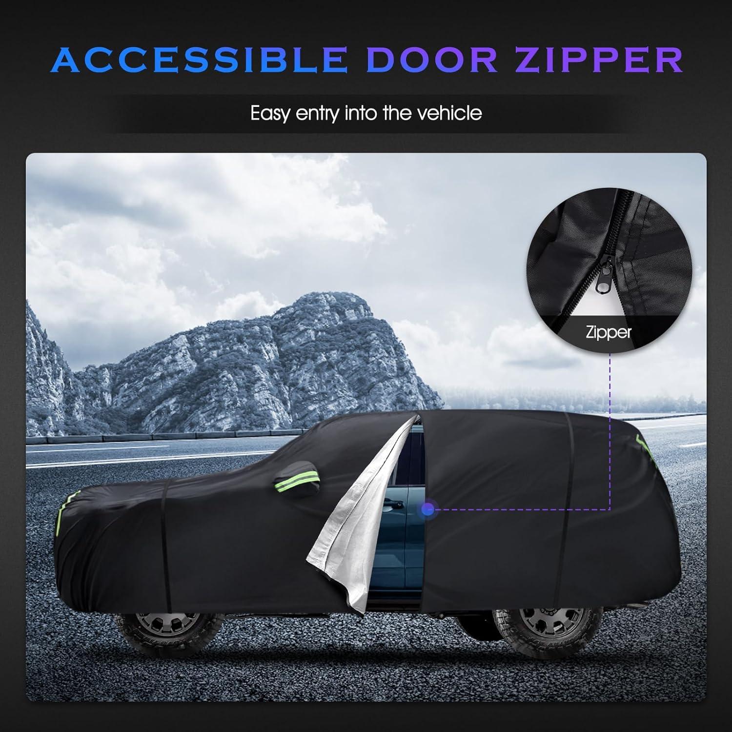 Funda de Coche Qualencey para Toyota 4Runner 1995-2025 6 Capas