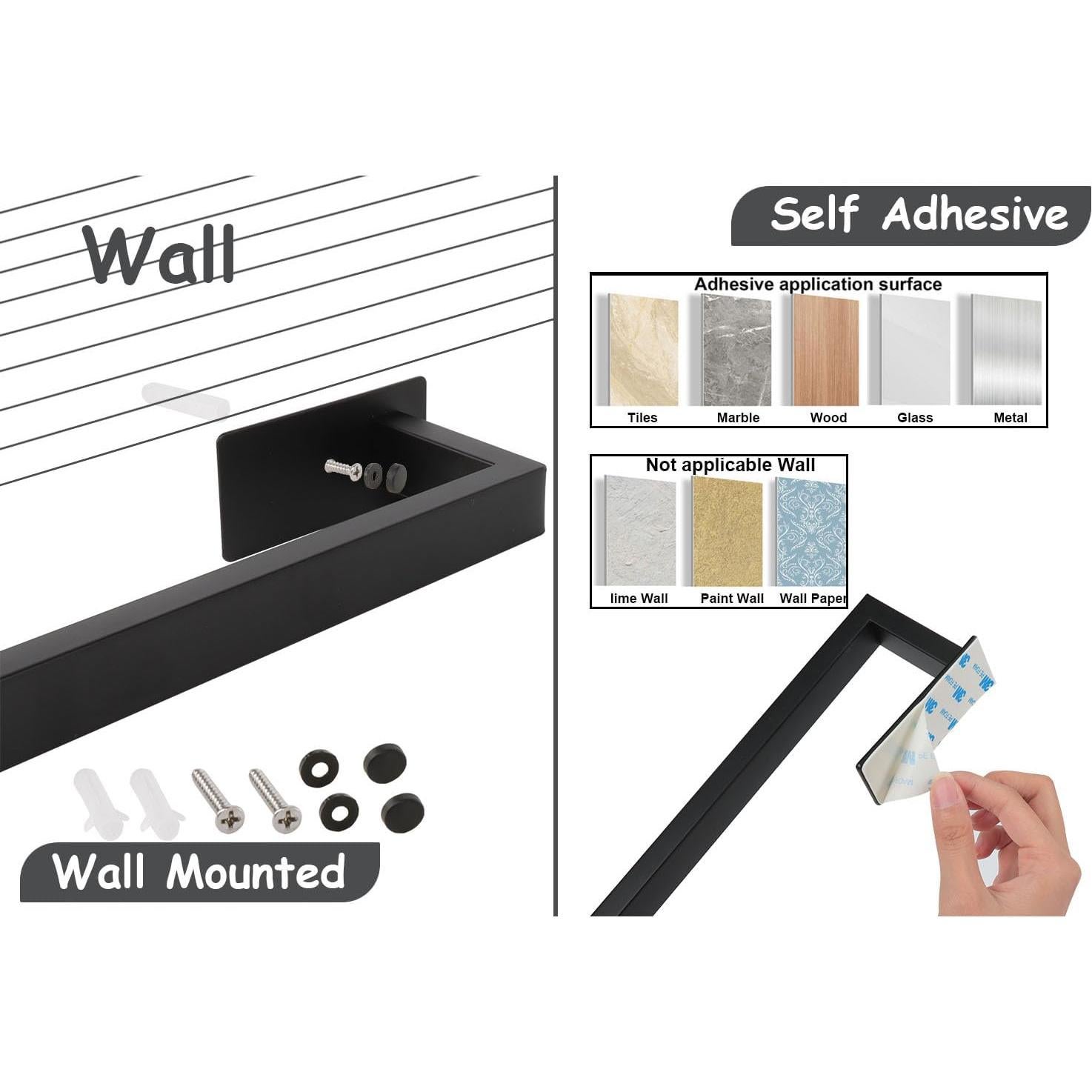 Juego de Accesorios de Baño Vanloory 5 Piezas Acero Inoxidable