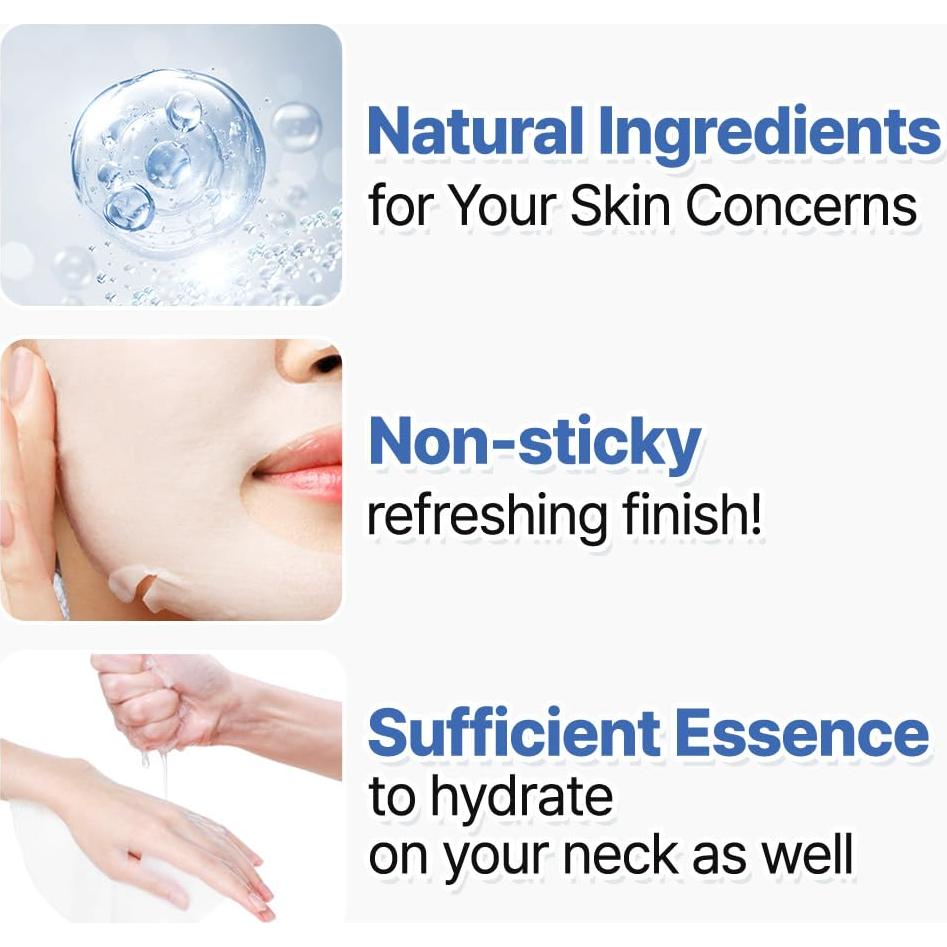 Mascarilla Facial de Colágeno EJ COS 5 Tipos Hidratante