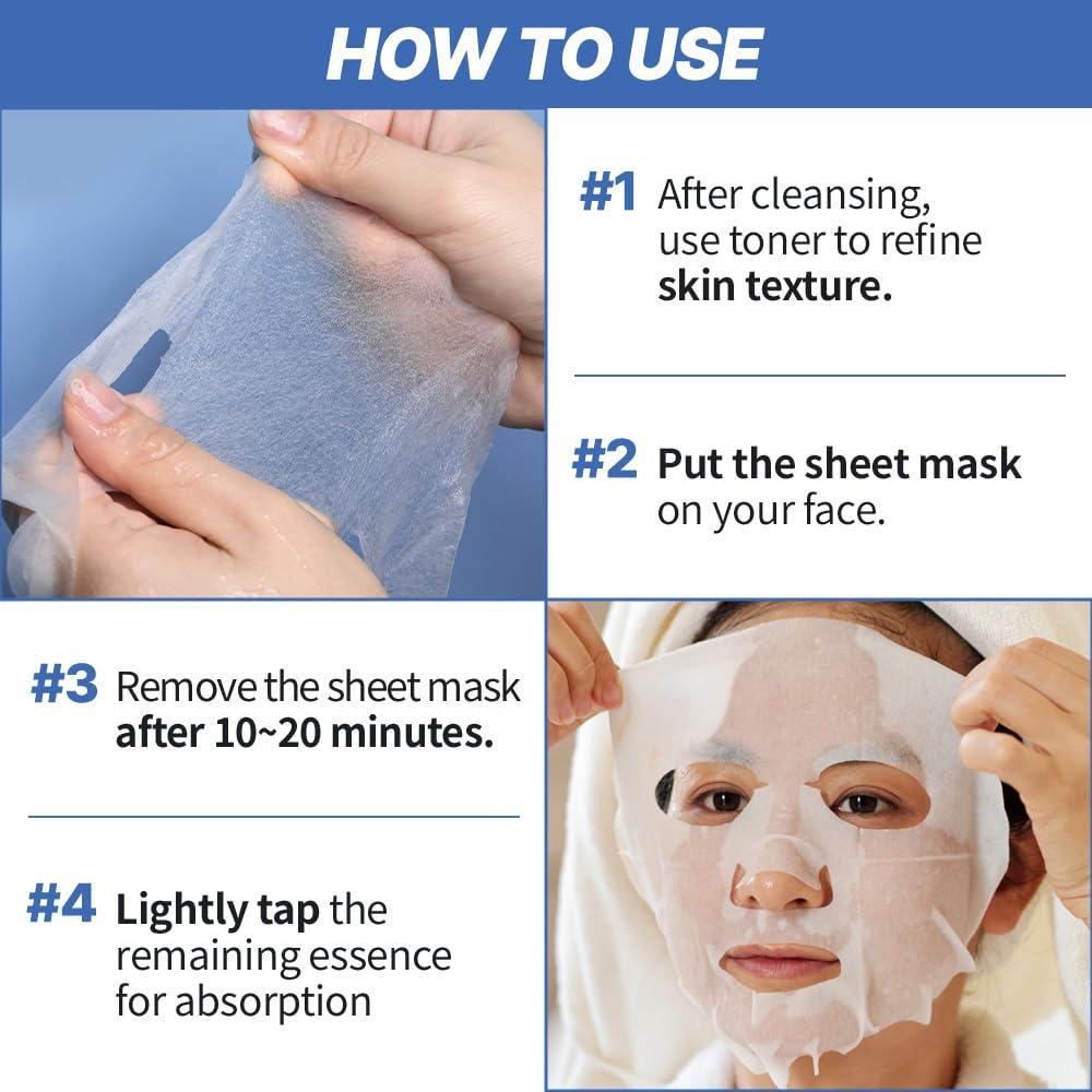 Mascarilla Facial de Colágeno EJ COS 5 Tipos Hidratante