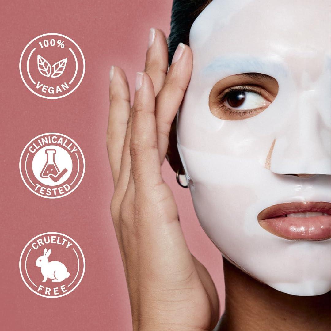 Mascarilla Facial de Colágeno CocoBeauty 16 Pcs Hidratante