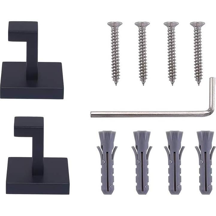 Ganchos para Toallas TASTOS Acero Inoxidable 2 Piezas