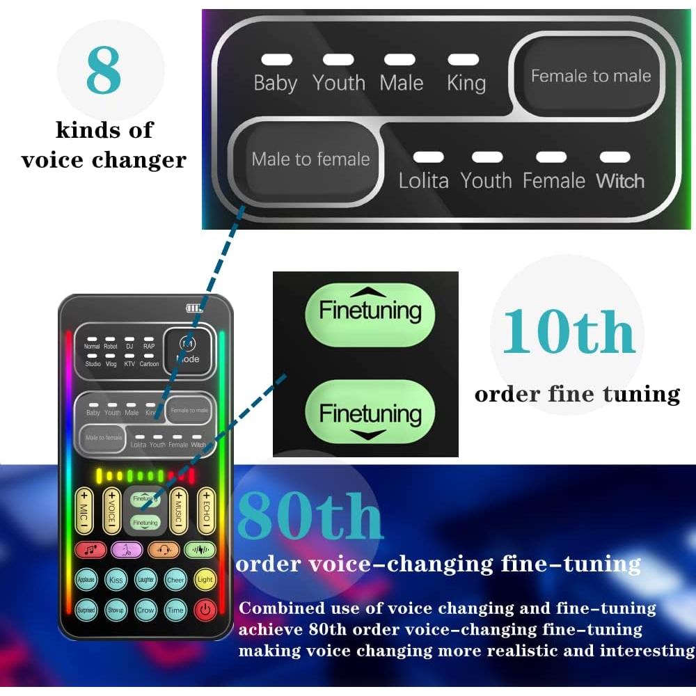 Auriculares Gaming Sktome con Cambiador de Voz y Micrófono