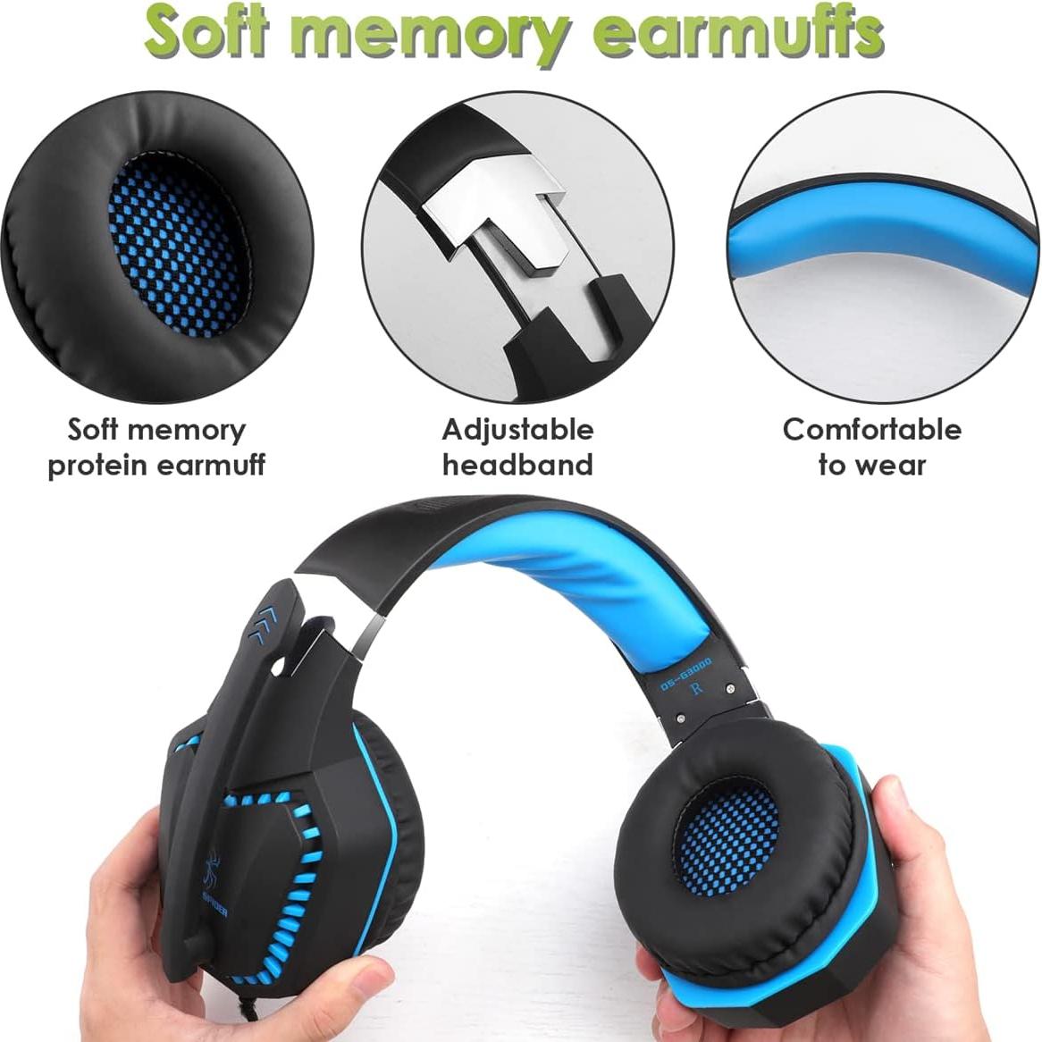 Auriculares Gaming Sktome con Cambiador de Voz y Micrófono