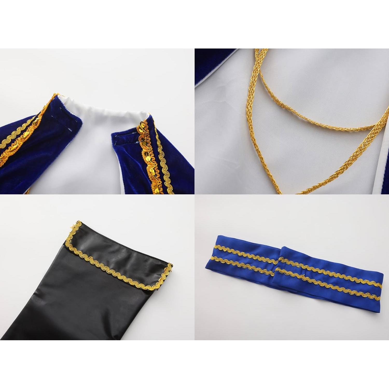 Disfraz de Príncipe Encantador RuuYiicoco para Niños 3-4 Años