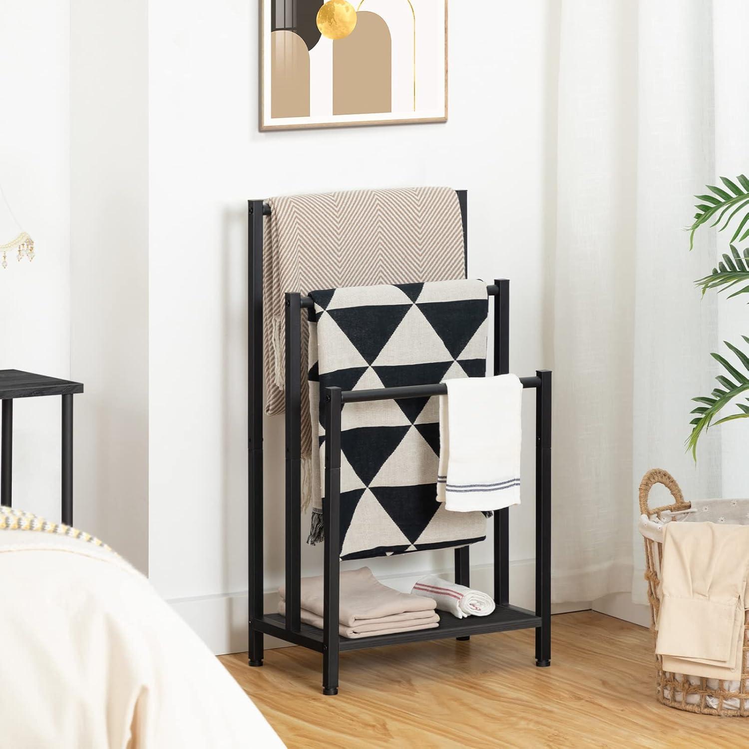 Soporte de Toallas HOOBRO BB03LB01 Metal 3 Niveles Negro