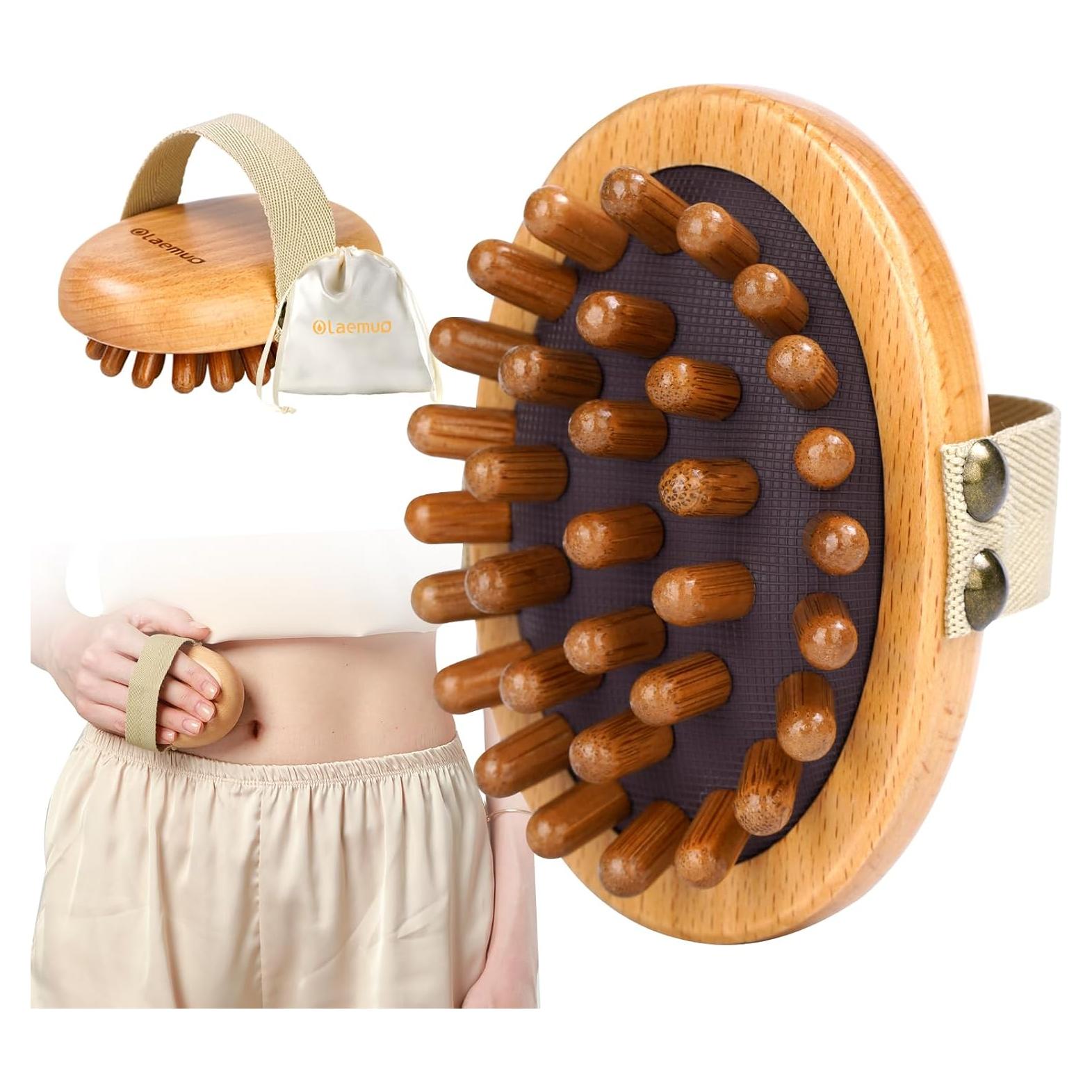 Kit de Masaje de Madera Olaemuo para Celulitis y Drenaje