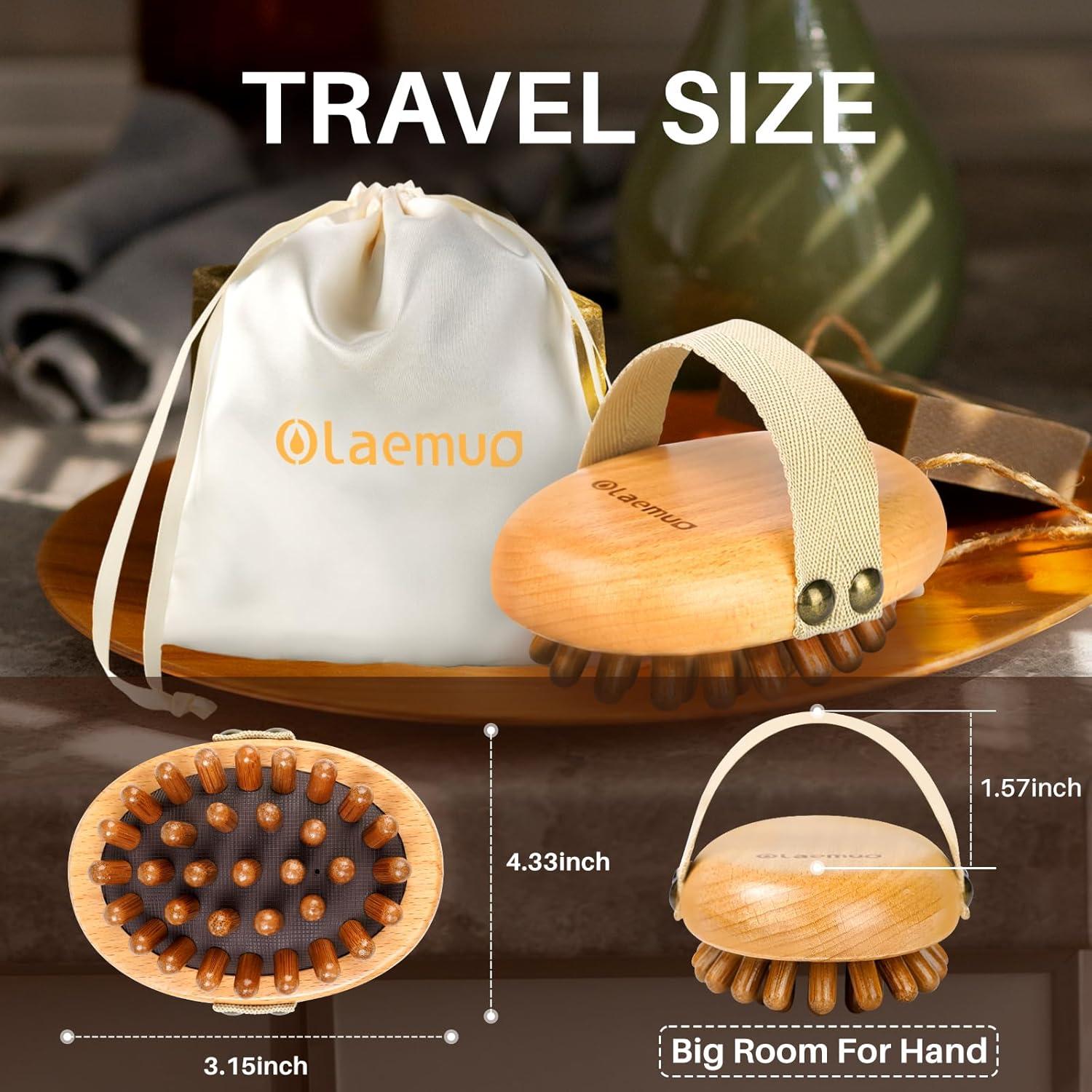 Kit de Masaje de Madera Olaemuo para Celulitis y Drenaje