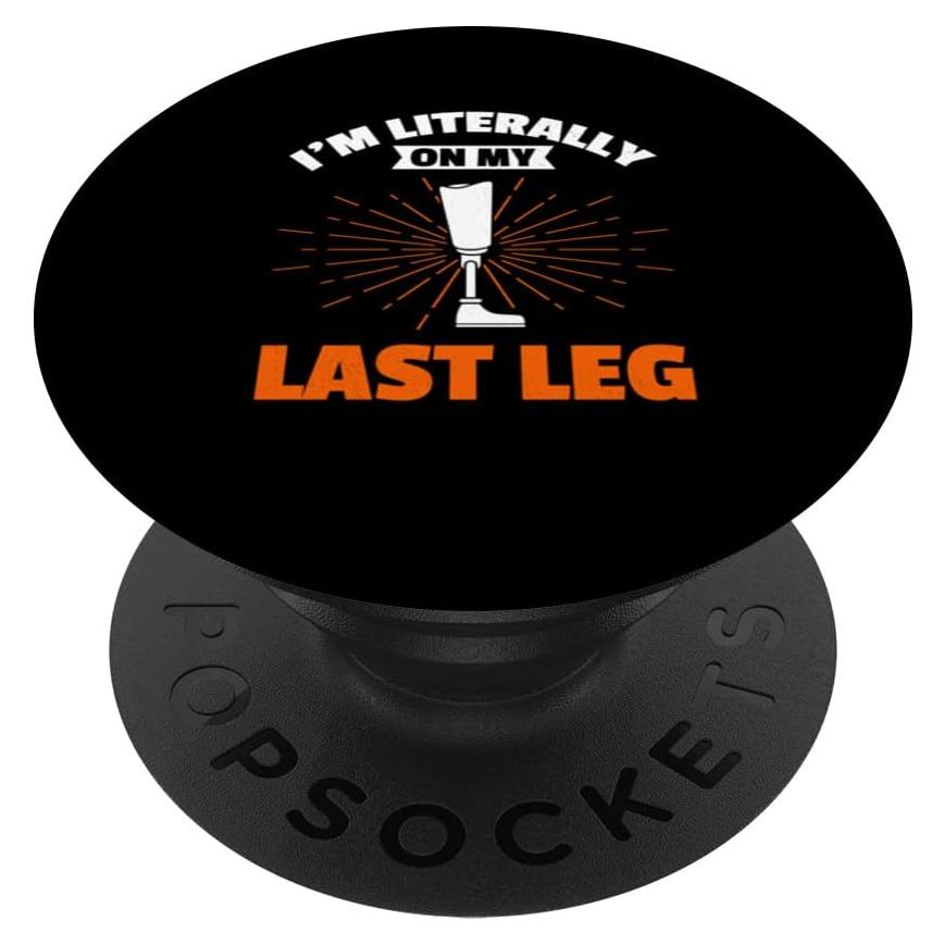 PopSockets Pierna Prostética Intercambiable Negro 13.6g