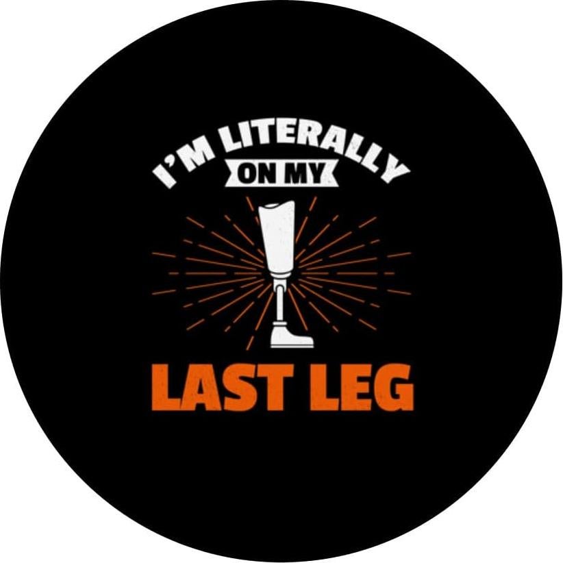 PopSockets Pierna Prostética Intercambiable Negro 13.6g