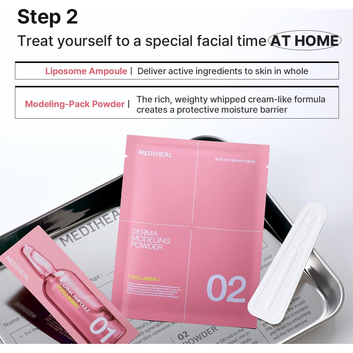 Mediheal Pack de Modelado Derma Colágeno 28.1g - Máscara Hidratante