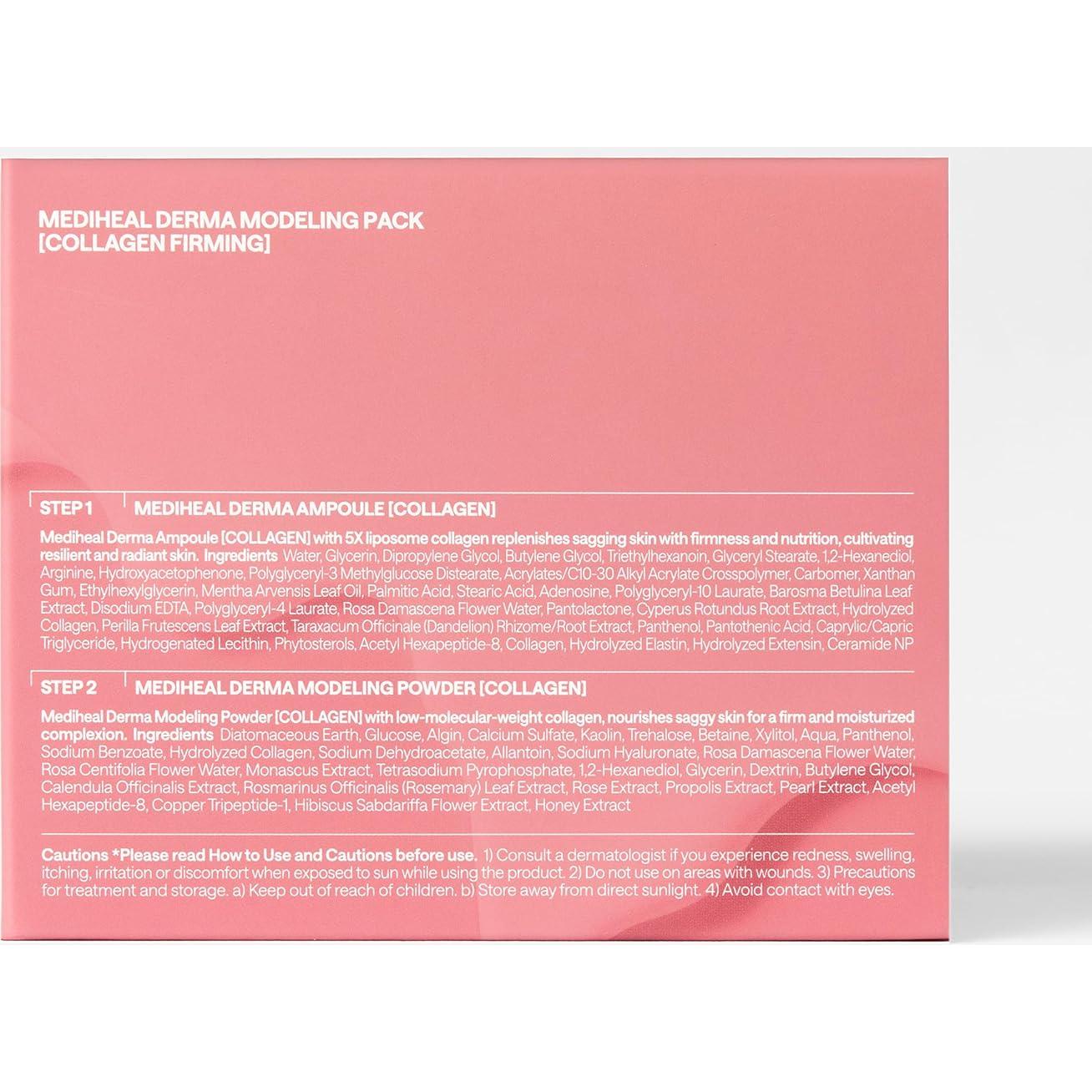 Mediheal Pack de Modelado Derma Colágeno 28.1g - Máscara Hidratante