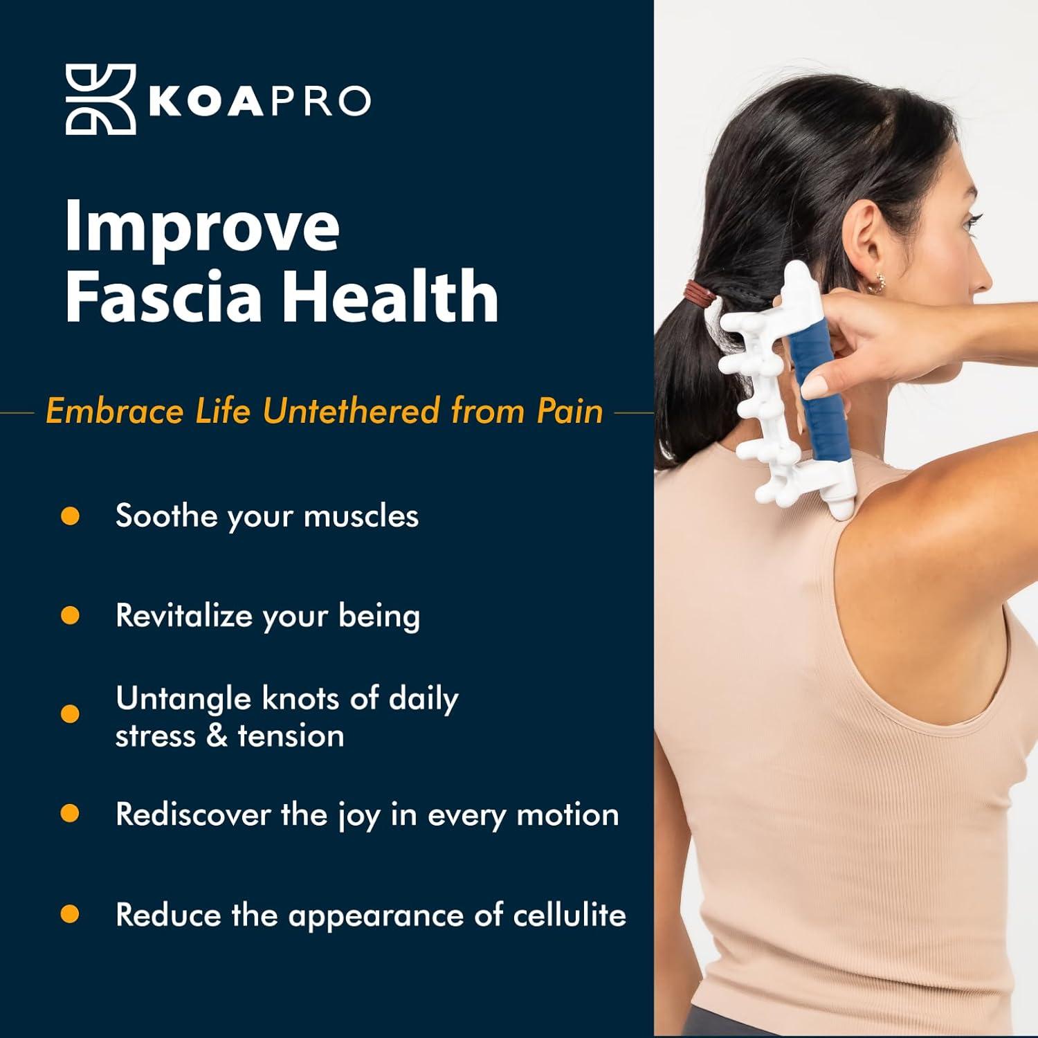KOAPRO Masajeador de Fascia Blaster Original Azul 17.78cm
