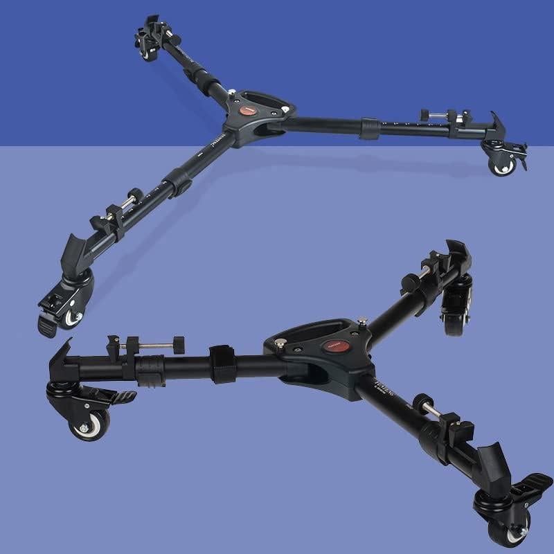 Carro de trípode T&YFOTOP con ruedas de goma y pierna ajustable