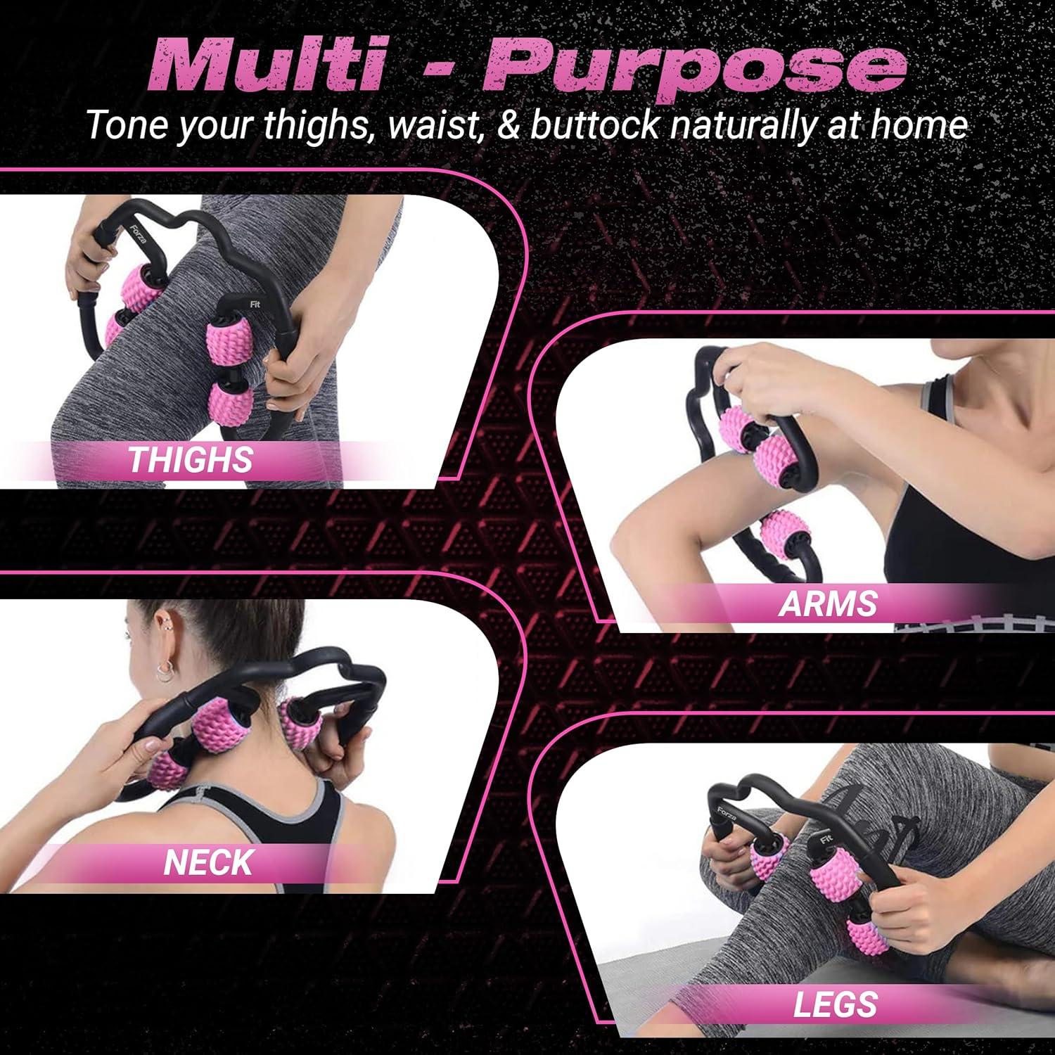 Rodillo de Masaje 4 Ruedas Forza Fit - Alivio Muscular