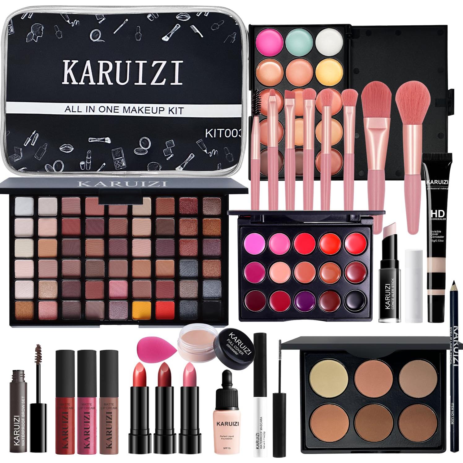 Kit de Maquillaje Completo KARUIZI para Mujeres y Niñas