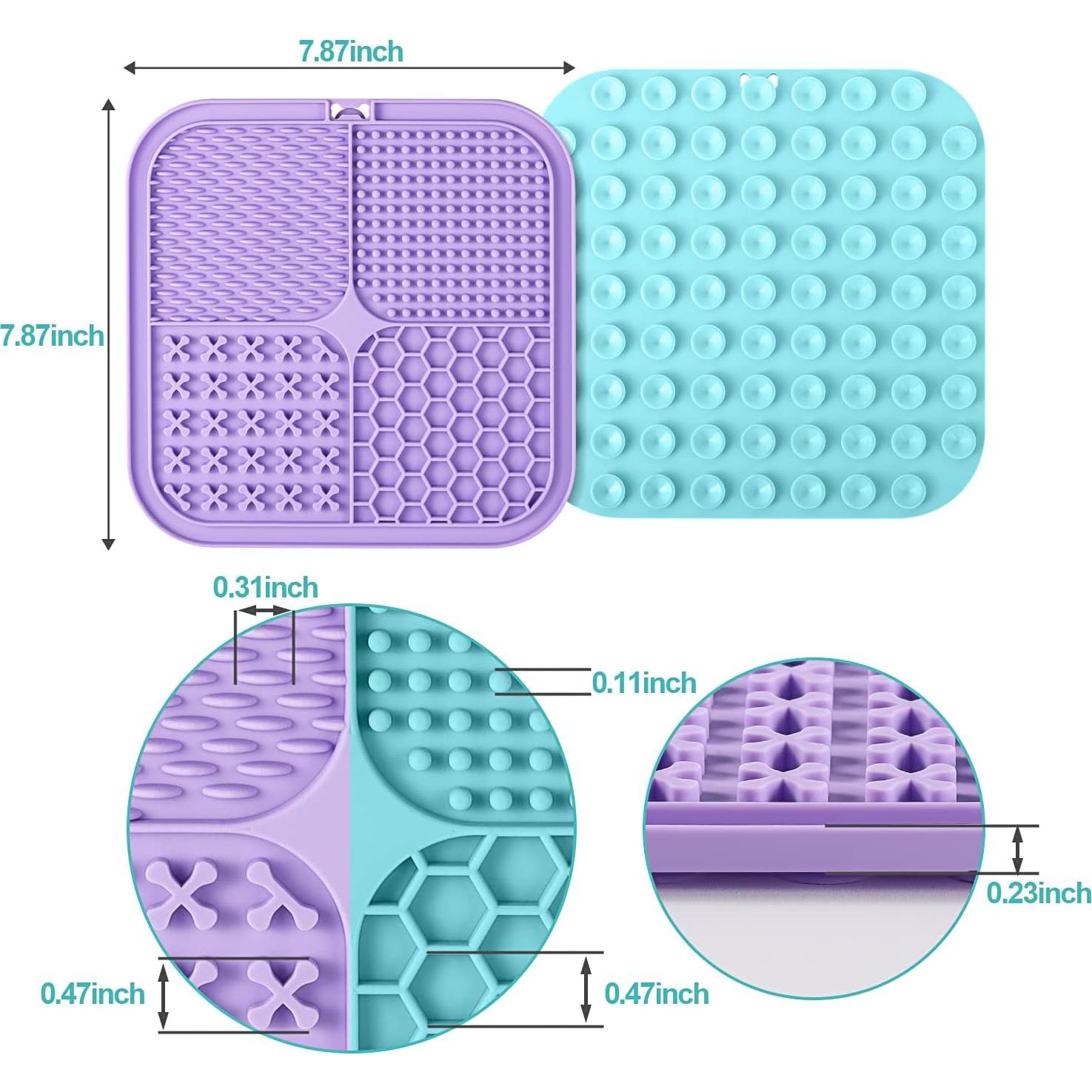 Alfombrilla de Lamer LUKITO 3PCS para Perros y Gatos 20.3cm