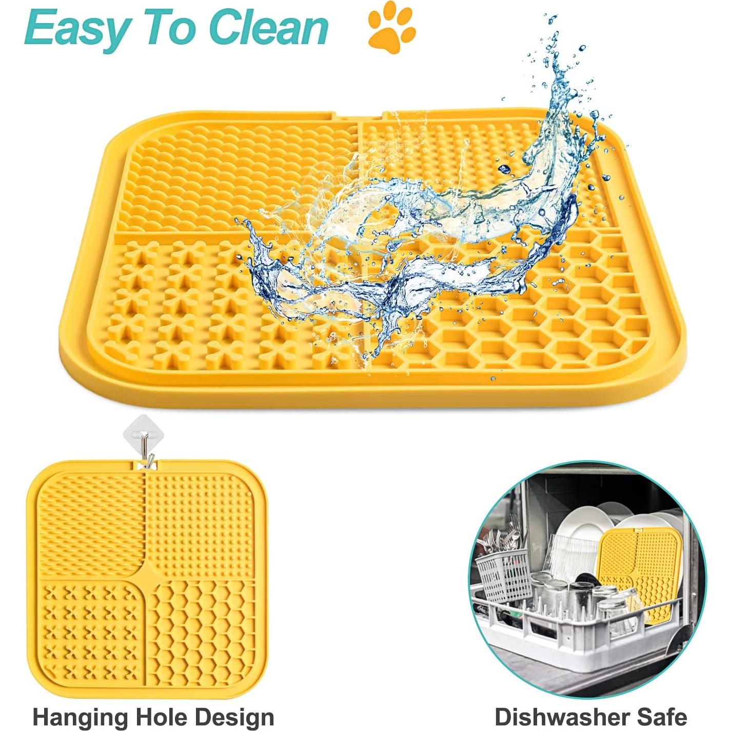 Alfombrilla de Lamer LUKITO 3PCS para Perros y Gatos 20.3cm