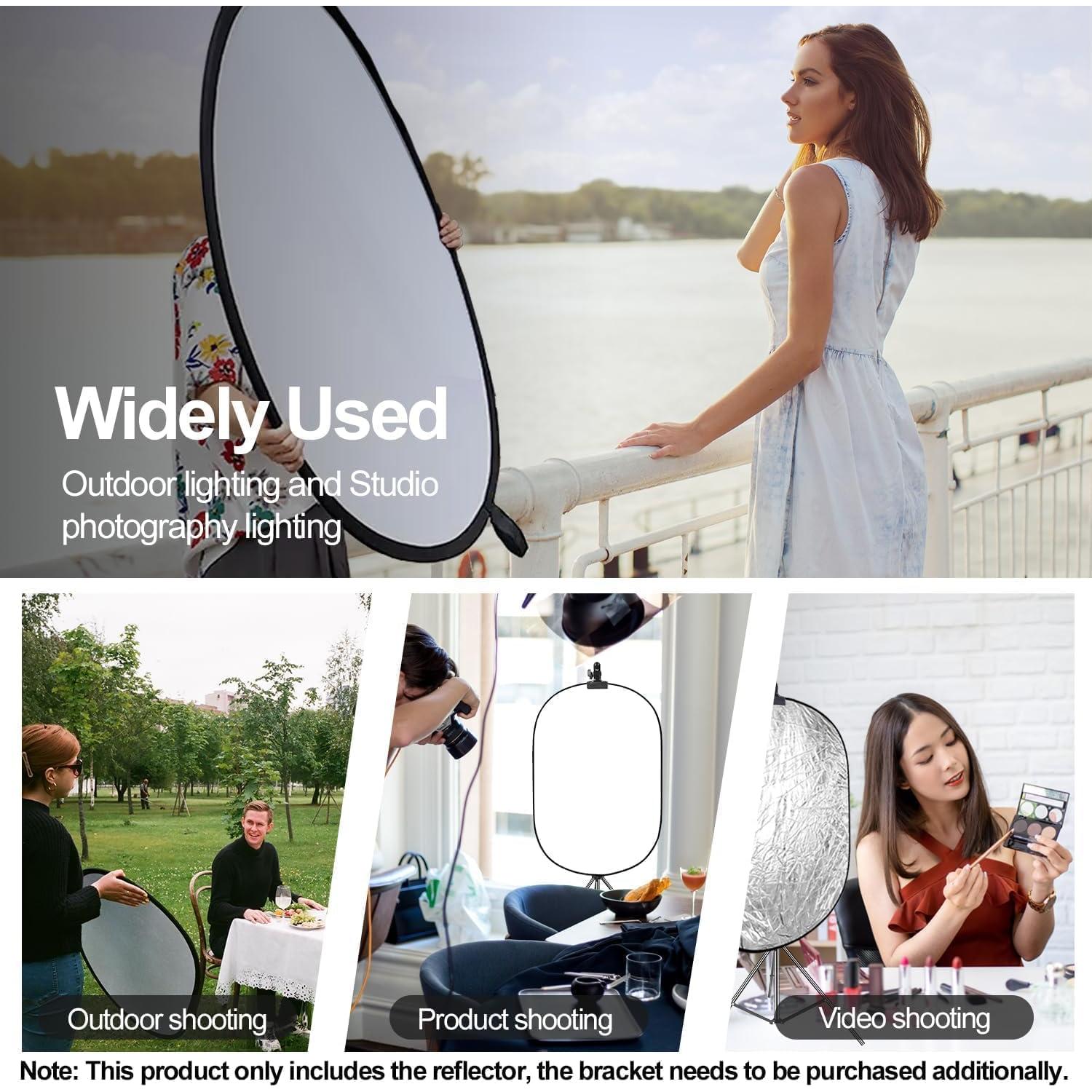 Reflector de Fotografía 5 en 1 EMART 60x90cm Plegable