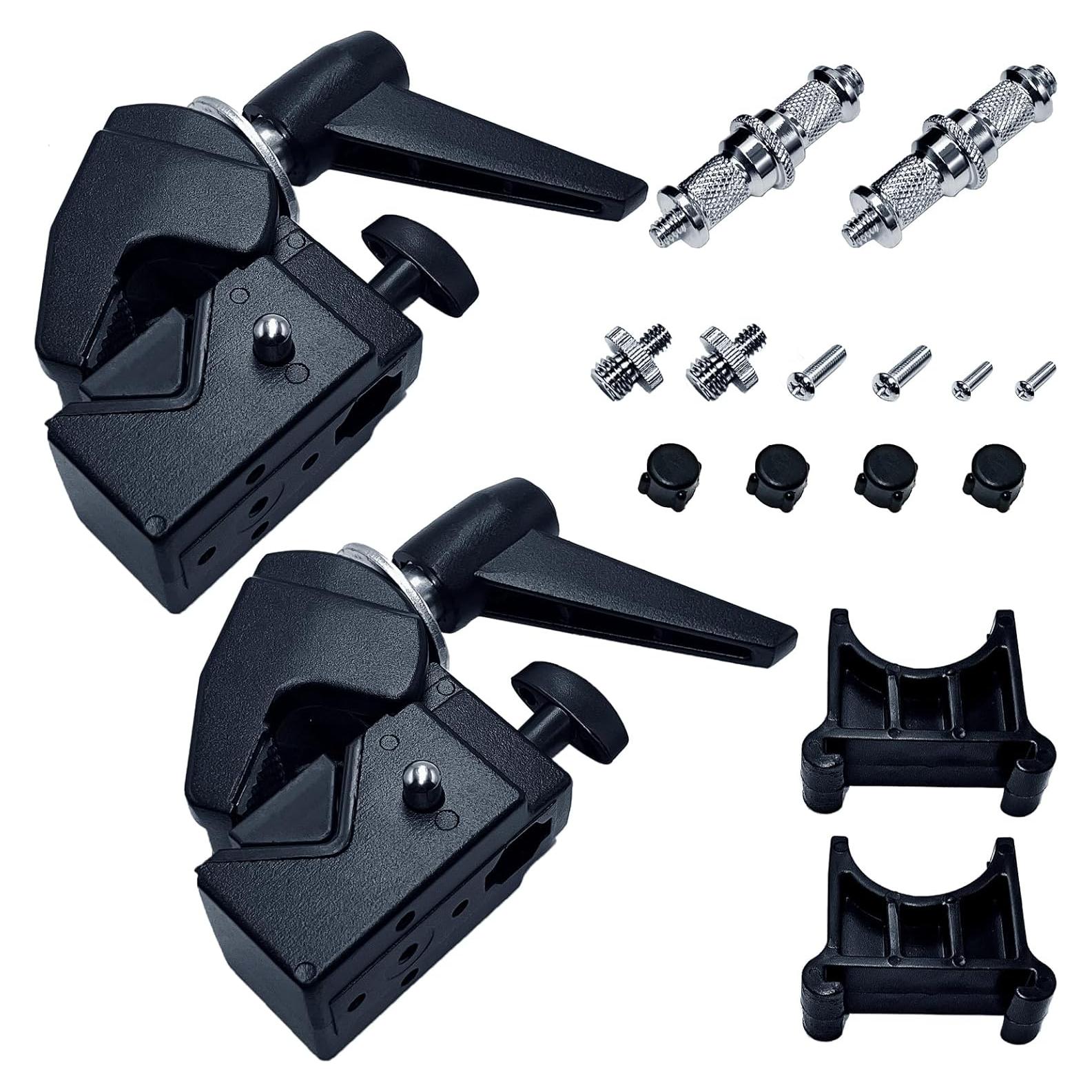 Super Abrazadera JORIXXY para Estudio Fotográfico 2 Unidades