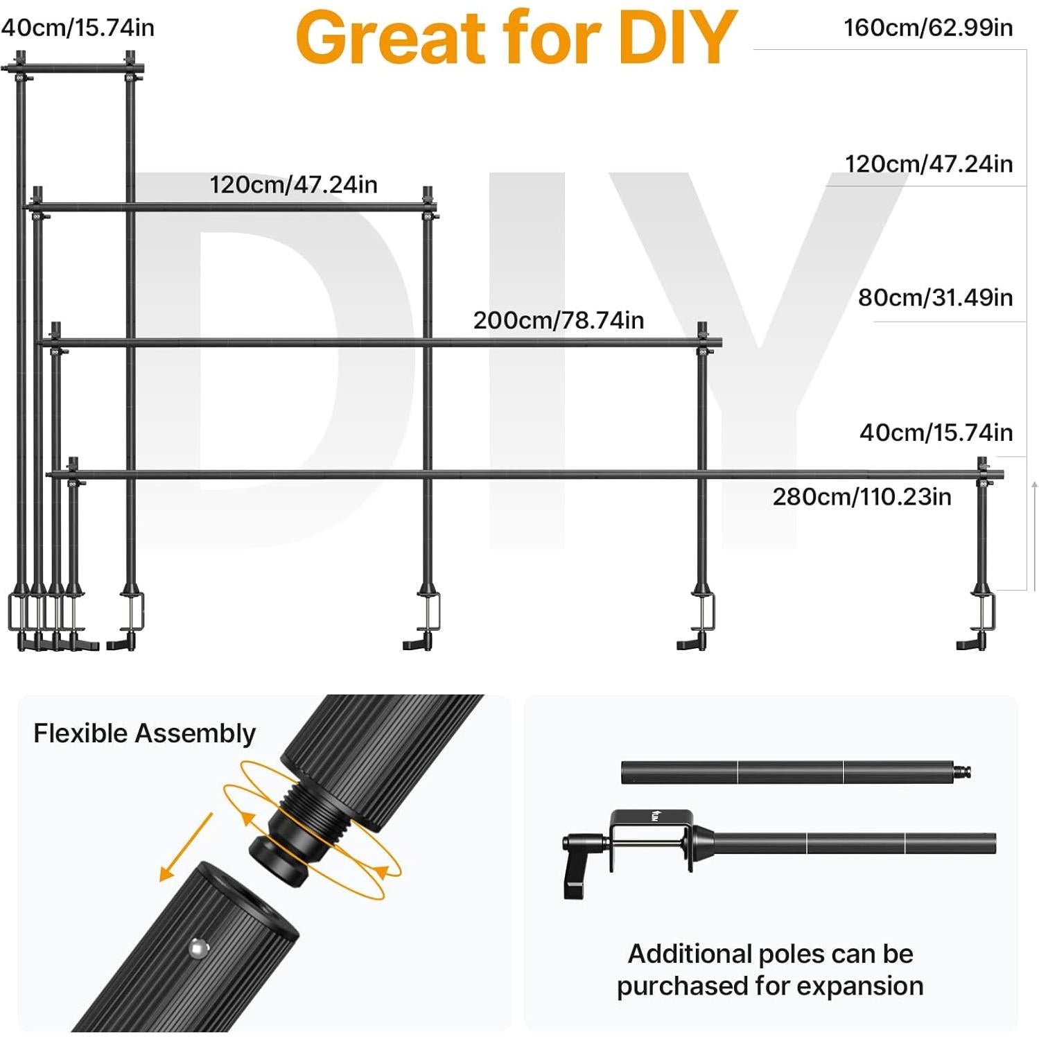 Soporte de Cámara Superior JUSMO LS15 de Aluminio 10kg