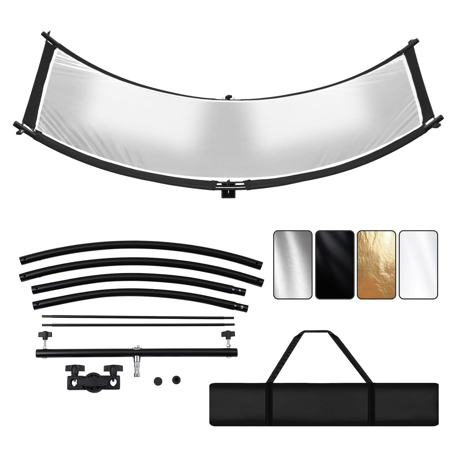 Reflector Clamshell Fotols 4 Colores 70x24" para Fotografía