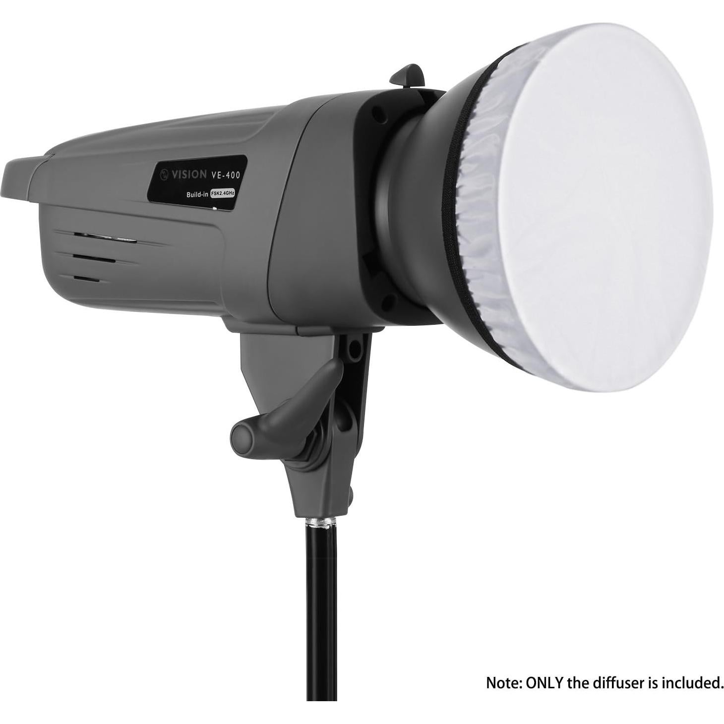 Calcetín Difusor Blanco Suave Neewer 2-Pack 18cm para Estudio