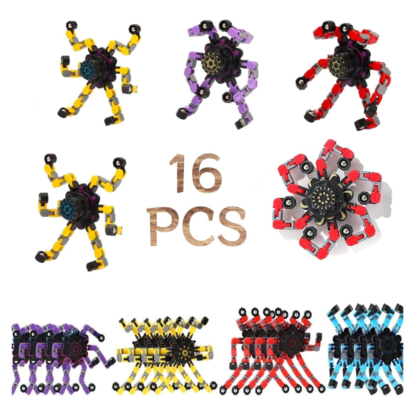 16 Piezas Juguete Giroscopio Mecánico Antiestrés MFCoin