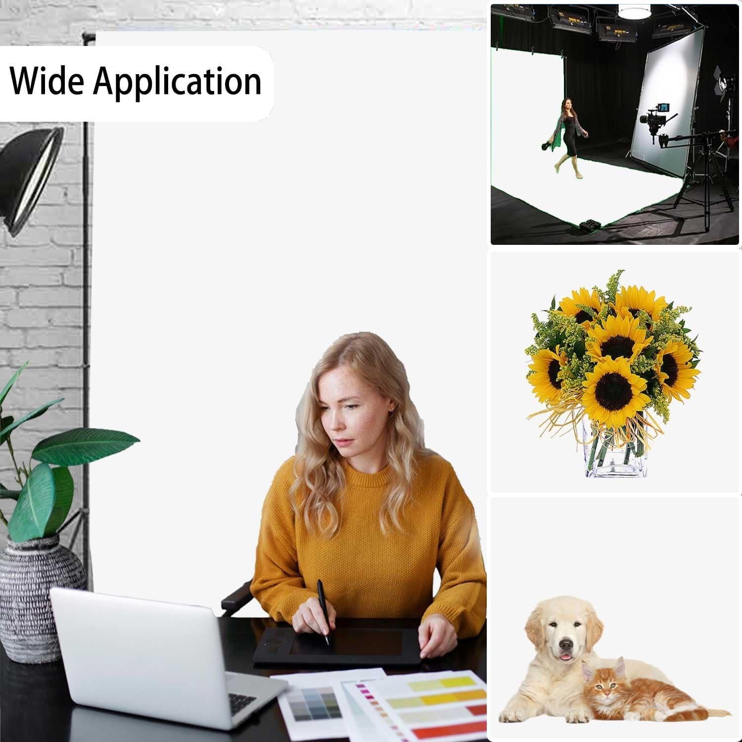 Fondo de Fotografía Blanco TERSUM 2.44x3.05m para Retratos