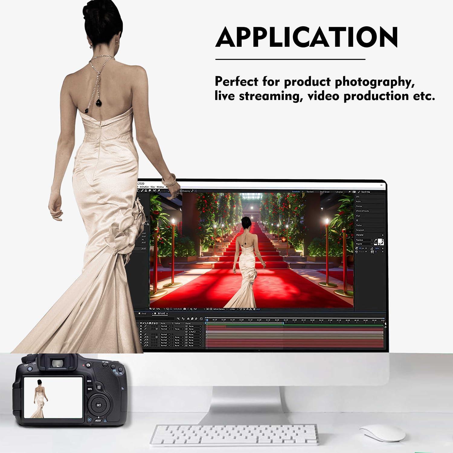 Fondo de Fotografía Blanco TERSUM 2.44x3.05m para Retratos