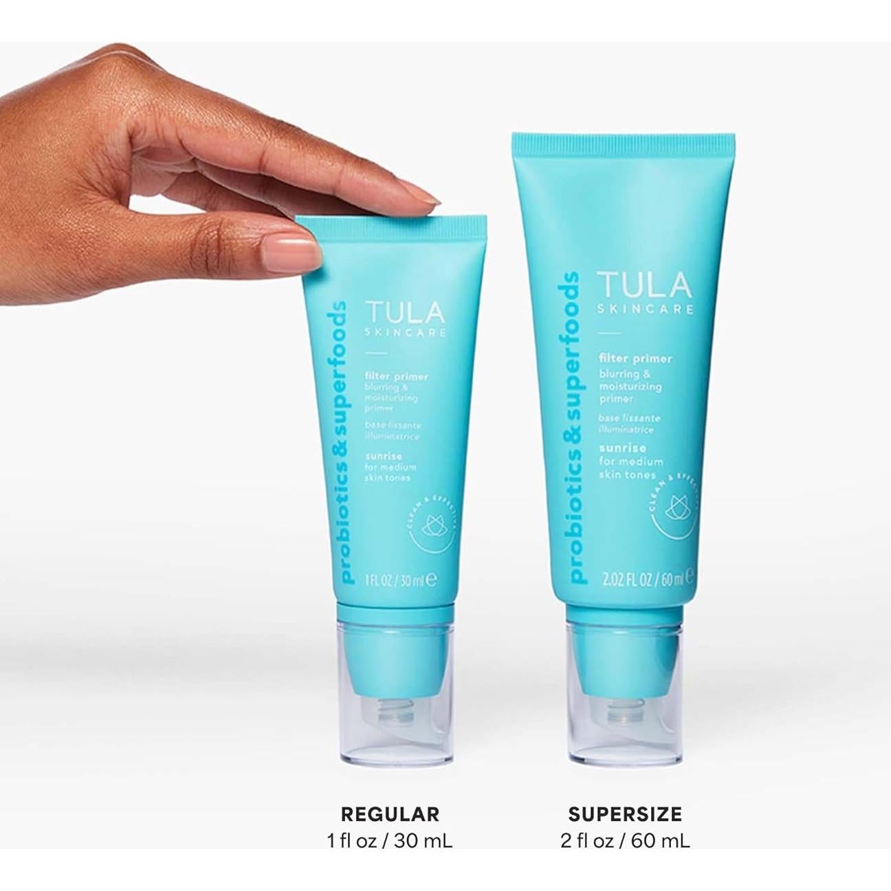 Primer Facial Hidratante TULA 29.57 ml - Difuminador y Tonificador